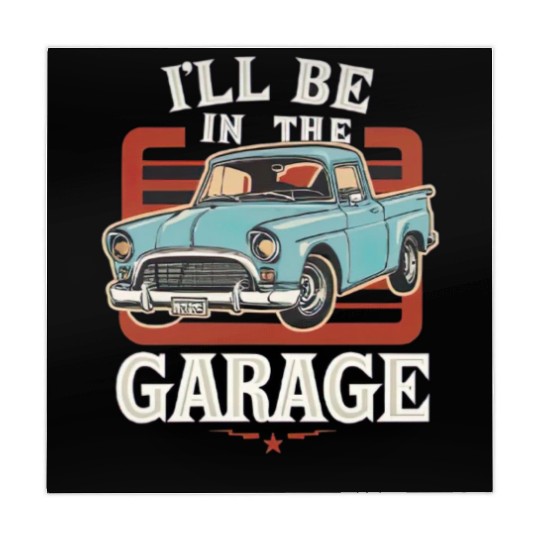 I'll Be in The Garage Mechanic Dad Joke Handyman Mahjong Mats