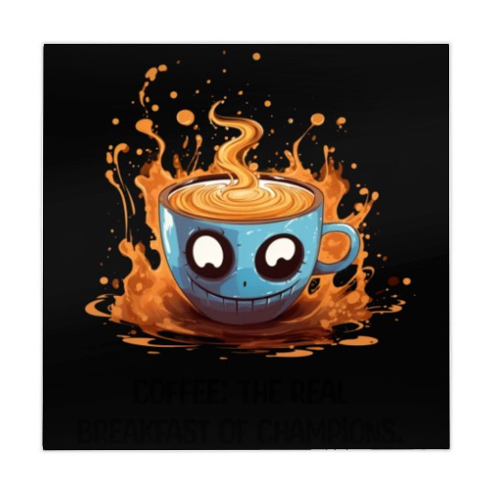 Coffee The Real Breakfast Of Champions Mahjong Mats