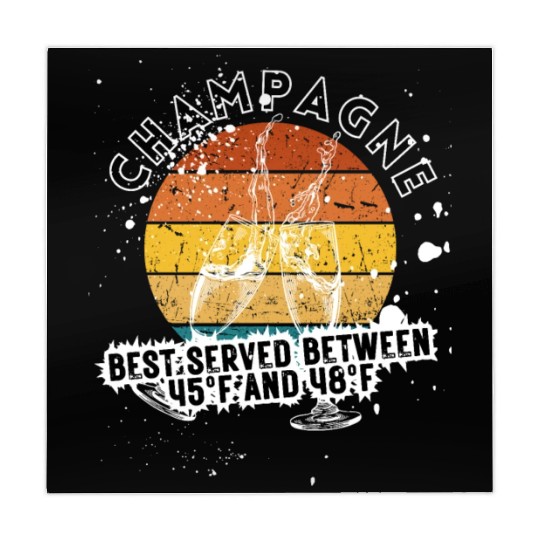 Champagne Best Served Between 45°F And 48°F Mahjong Mats