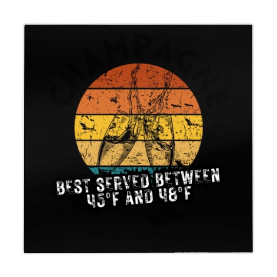 Champagne Best Served Between 45°F And 48°F Mahjong Mats