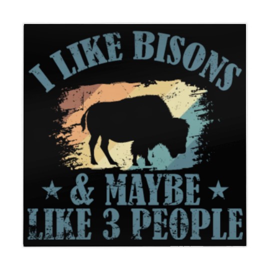 I Like Bisons and Maybe Like 3 People Mahjong Mats