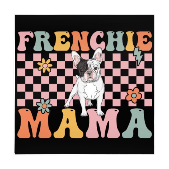 Groovy French Bulldog Mom Bulldog Lover Mahjong Mats