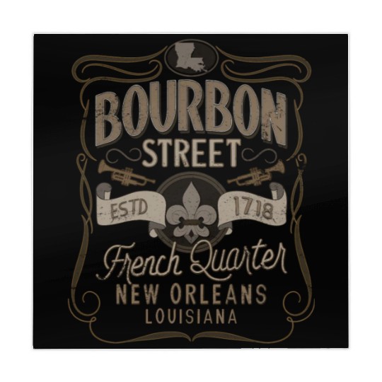 Bourbon Street French Quer New Orleans Mahjong Mats