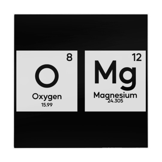 OMG periodic table in chemistry Mahjong Mats
