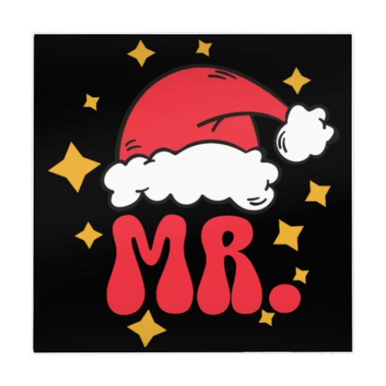 Mr And Mrs Claus Christmas Couples Matching Pajama Mahjong Mats