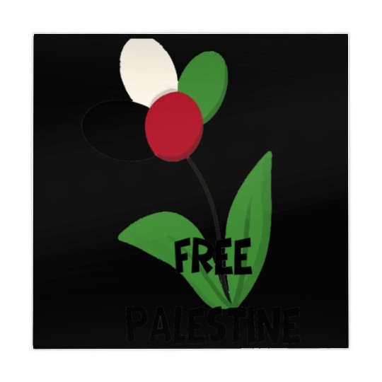 Free Palestine,Flag-colored rose ,watermelon color Mahjong Mats