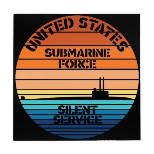 Sunset Us Submarine Force Silent Service Mahjong Mats