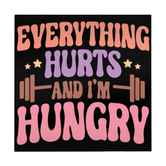 Everything Hurts and I'm Hungry Mahjong Mats