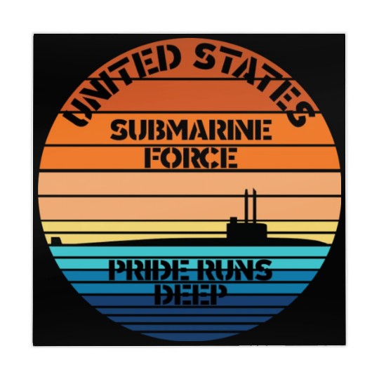 Sunset Us Submarine Force Pride Runs Deep Mahjong Mats