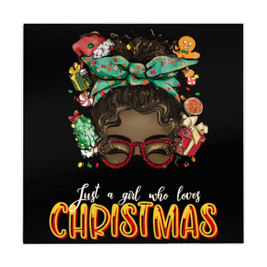 Women Festive Santa Holiday Christmas Quote Gift Mahjong Mats