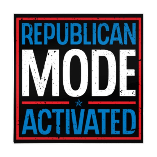 Republican Mode Activated American Voter Voting Mahjong Mats