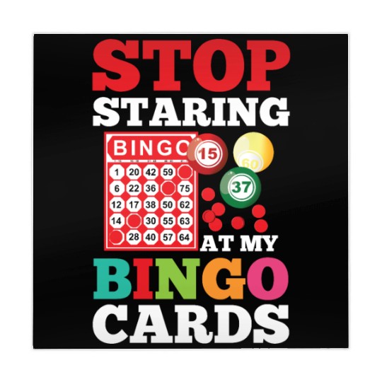 Stop Staring At My Bingo Cards for a Bingo Player Mahjong Mats