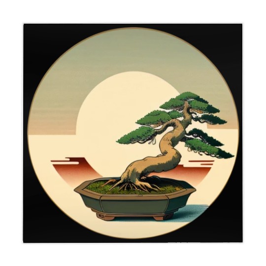 Elegant Bonsai Mahjong Mats