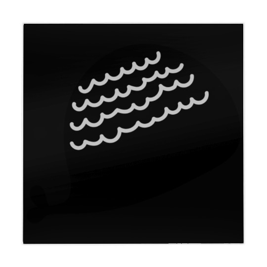 Lonely Black Whale In The Ocean Mahjong Mats