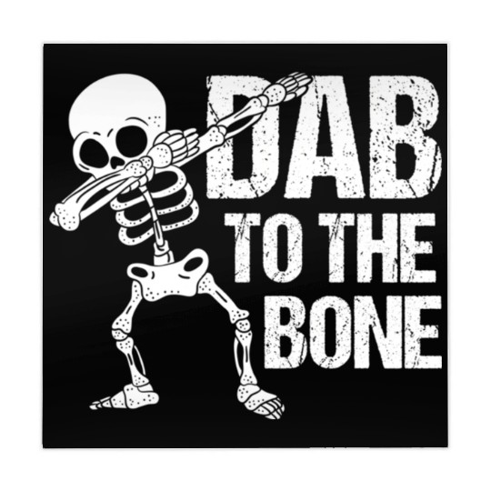 Dab To The Bone Dancing Skeleton Halloween Mahjong Mats
