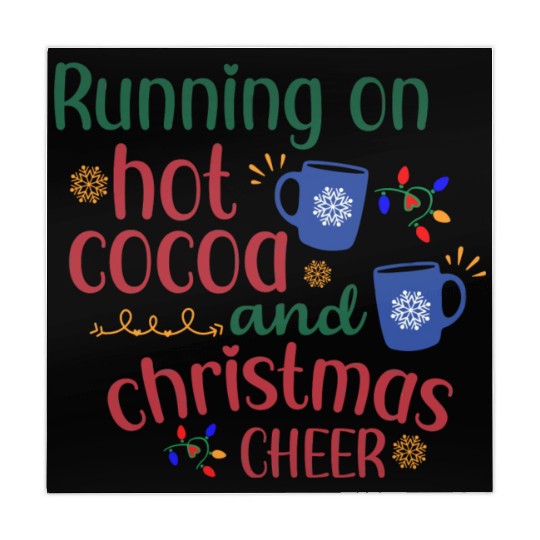 Running On Hot Cocoa And Christmas Cheer Mahjong Mats