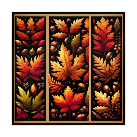 The elements of autumn Mahjong Mats