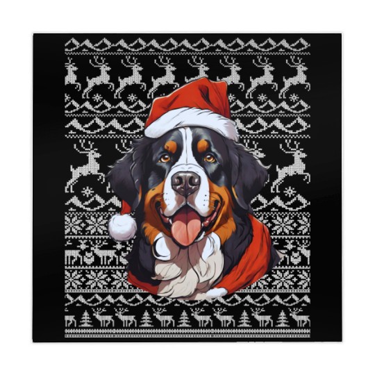 bouvier bernois santa claus christmas Mahjong Mats