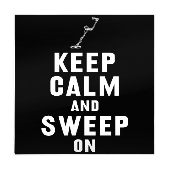 Metal detecting keep calm Mahjong Mats