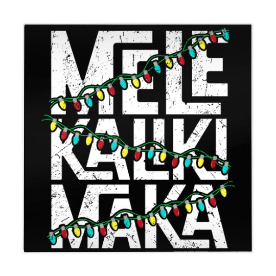 Mele Kalikimaka Hawaiian Christmas Holidays Themed Mahjong Mats