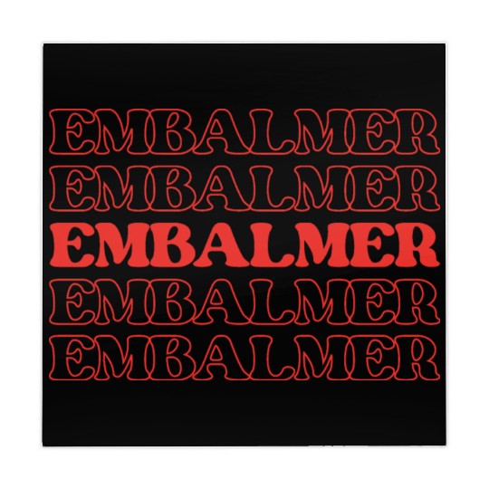 Embalmer Mortician Funeral Director Undertake Mahjong Mats