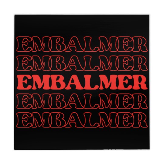 Embalmer Mortician Funeral Director Undertake Mahjong Mats