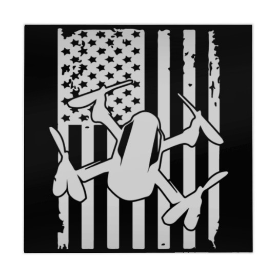 Drone Flag Patriotic Quadcopter Mahjong Mats