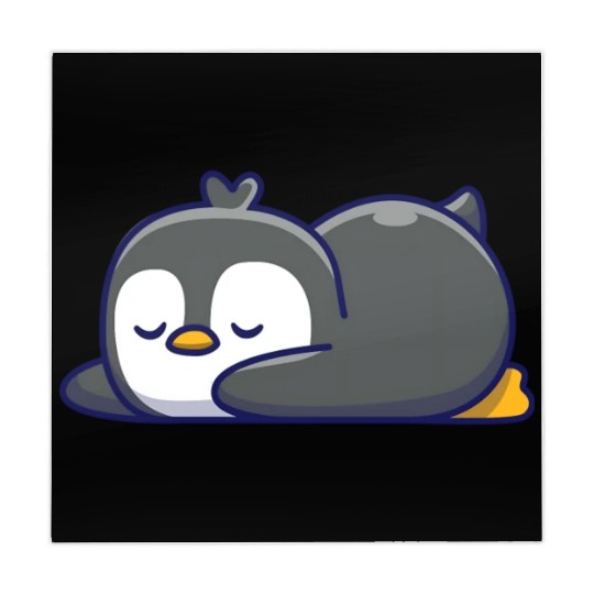 Cute penguin sleeping Mahjong Mats