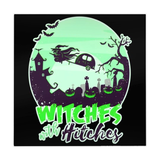 Witches With Hitches Halloween Camg Caravan Moon W Mahjong Mats