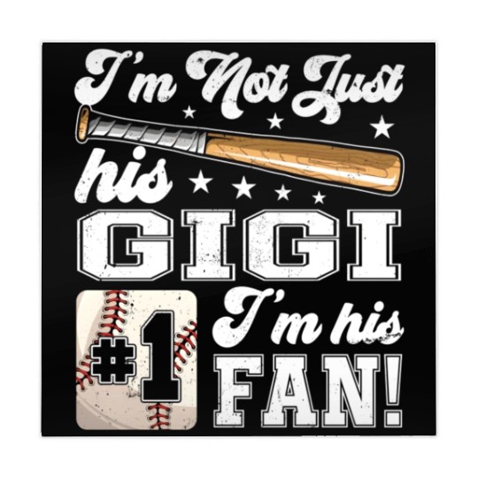 I'M Not Just His Gigi I'M His Number One Fan Baseb Mahjong Mats