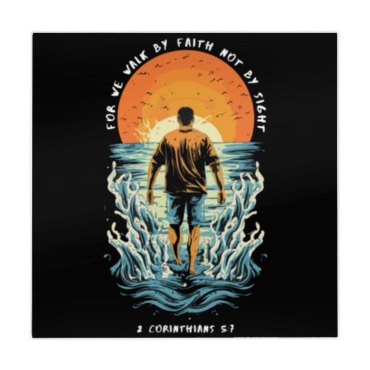 For We Walk by Faith, Not by Sight - 2 Cor 5:7 Mahjong Mats