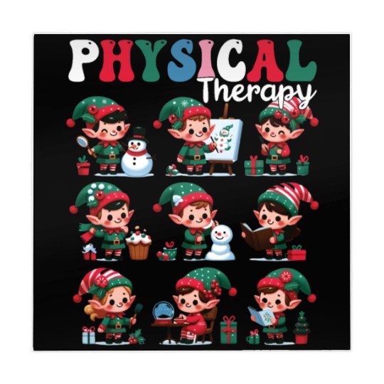 Christmas Gnome Santa Physical Therapy Xmas Mahjong Mats