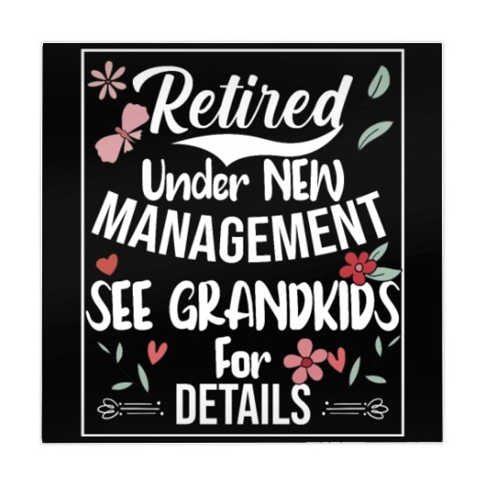 Retired Under New Management See Grandkids Funny Mahjong Mats