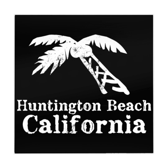 Huntington Beach California Palm Tree Souvenirs Mahjong Mats