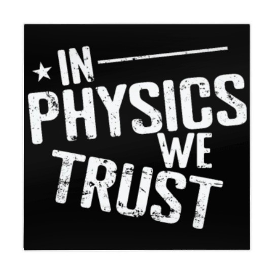 In Physics we Trust Natural Science Mahjong Mats