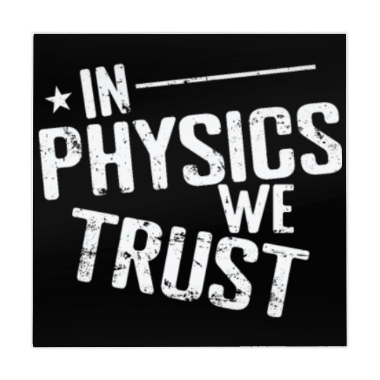 In Physics we Trust Natural Science Mahjong Mats