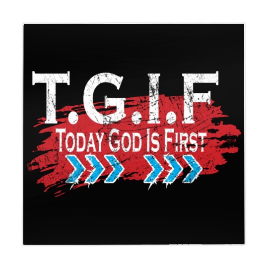 Today God Is First TGIF Love Jesus Christian Mahjong Mats