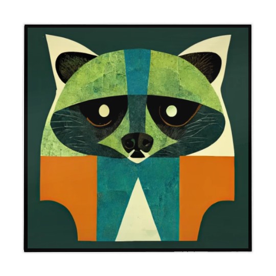 Deco Raccoon - Zombie Green Mahjong Mats