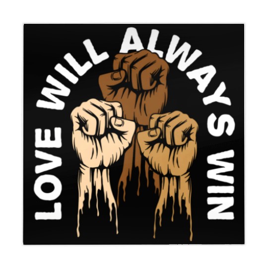 Love Will Always Win Social Justice Kindness Mahjong Mats
