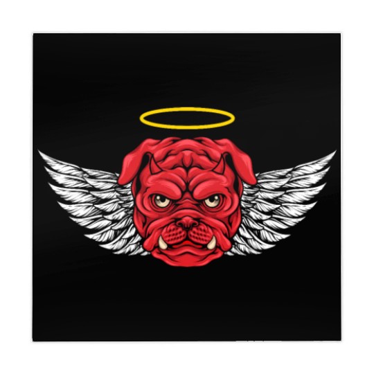 Devil Pitbull Dog Mahjong Mats