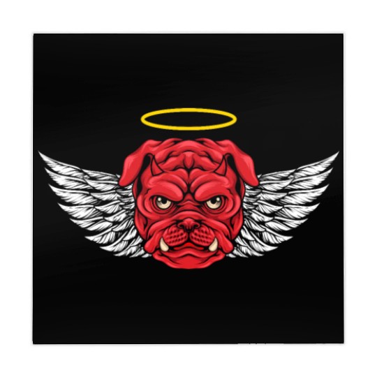 Devil Pitbull Dog Mahjong Mats