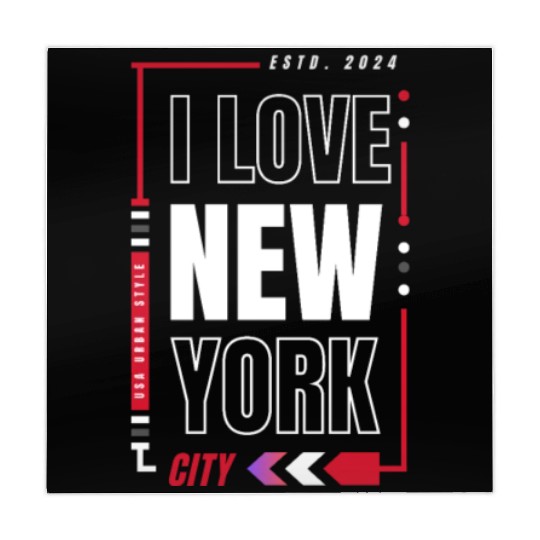 T ShirtI love new york Mahjong Mats