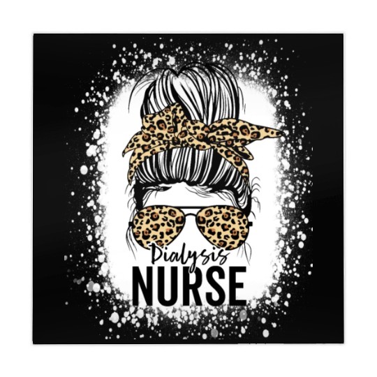 Dialysis Nurse Appreciation Messy Bun Dialysis Mahjong Mats
