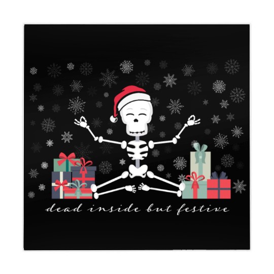 Dead Inside but Festive Mahjong Mats