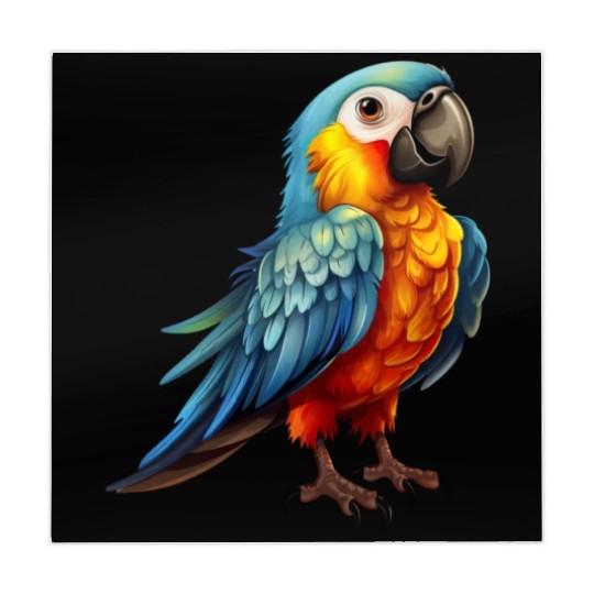 Macaw Parrot for a Bird Lover Animal Lover Mahjong Mats
