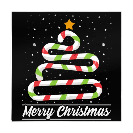 Candy Cane Tree Christmas Xmas Holidays Santa Hat Mahjong Mats