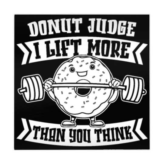 Fitness Donut Funny Donut Gym Mahjong Mats