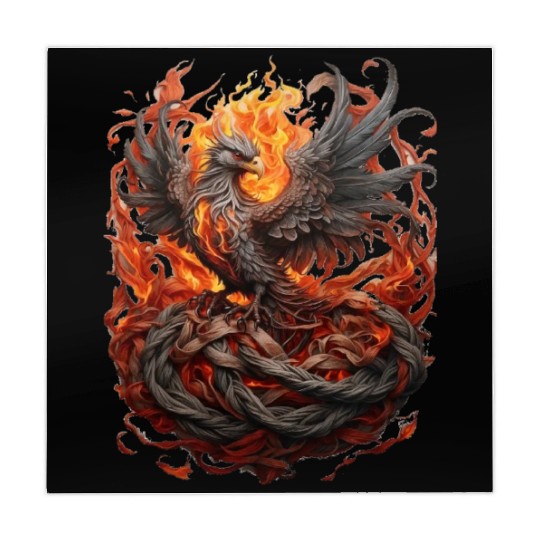 Phoenix Ascendant: Majestic Bird Design Mahjong Mats