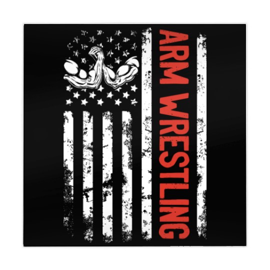 Arm Wrestle US Flag Arm Wrestling US Flag Mahjong Mats