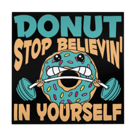 Fitness Donut Funny Donut Gym Mahjong Mats